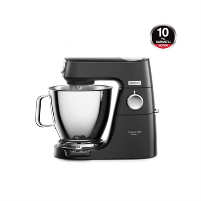 Kenwood Titanium Chef Baker XL Autograph 1200W Çift Hazneli Mutfak Şefi Siyah KVL85.004BK