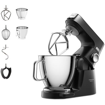 Kenwood Titanium Chef Baker XL Autograph 1200W Çift Hazneli Mutfak Şefi Siyah KVL85.004BK
