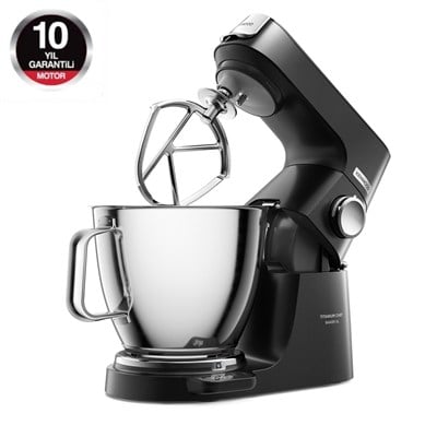 Kenwood Titanium Chef Baker XL Autograph 1200W Çift Hazneli Mutfak Şefi Siyah KVL85.004BK