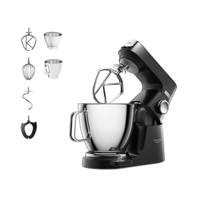 Kenwood Titanium Chef Baker XL Autograph 1200W Çift Hazneli Mutfak Şefi Siyah KVL85.004BK