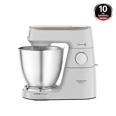 Kenwood Titanium Chef Baker XL Mutfak Şefi 7 Lt Geniş Hazne Beyaz KVL65.001WH