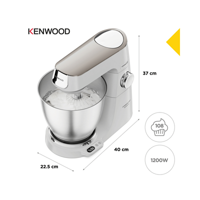 Kenwood Titanium Chef Baker XL Mutfak Şefi 7 Lt Geniş Hazne Beyaz KVL65.001WH