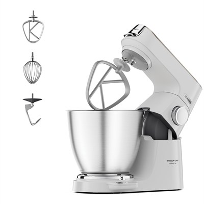 Kenwood Titanium Chef Baker XL Mutfak Şefi Stand Mikser 7 Lt Geniş Hazne Beyaz KVL65.001WH