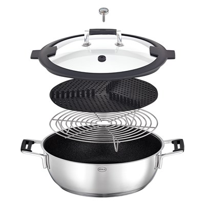 Rösle Silence Pro Aroma Buharlı Pişirme Tenceresi ProResist 28 cm 91978