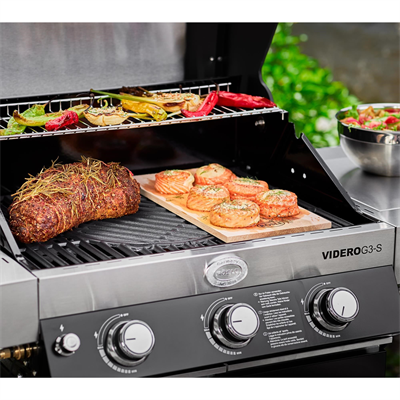 Rösle Videro G3-S Vario Gazlı Barbekü İstasyonu Siyah 25530