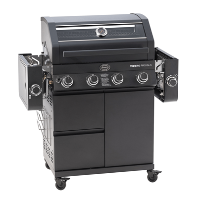 Rösle Videro G4-S Vario Gazlı Barbekü İstasyonu Videro Pro Mat Siyah 25577