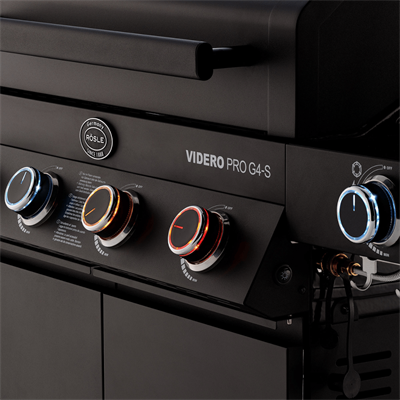Rösle Videro G4-S Vario Gazlı Barbekü İstasyonu Videro Pro Mat Siyah 25577
