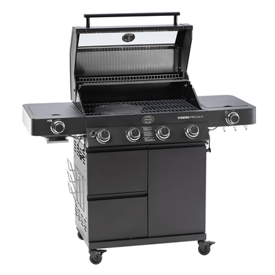Rösle Videro G4-S Vario Gazlı Barbekü İstasyonu Videro Pro Mat Siyah 25577