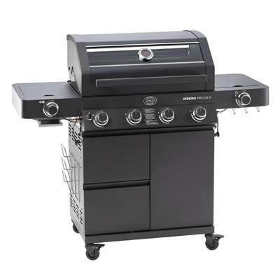 Rösle Videro G4-S Vario Gazlı Barbekü İstasyonu Videro Pro Mat Siyah 25577