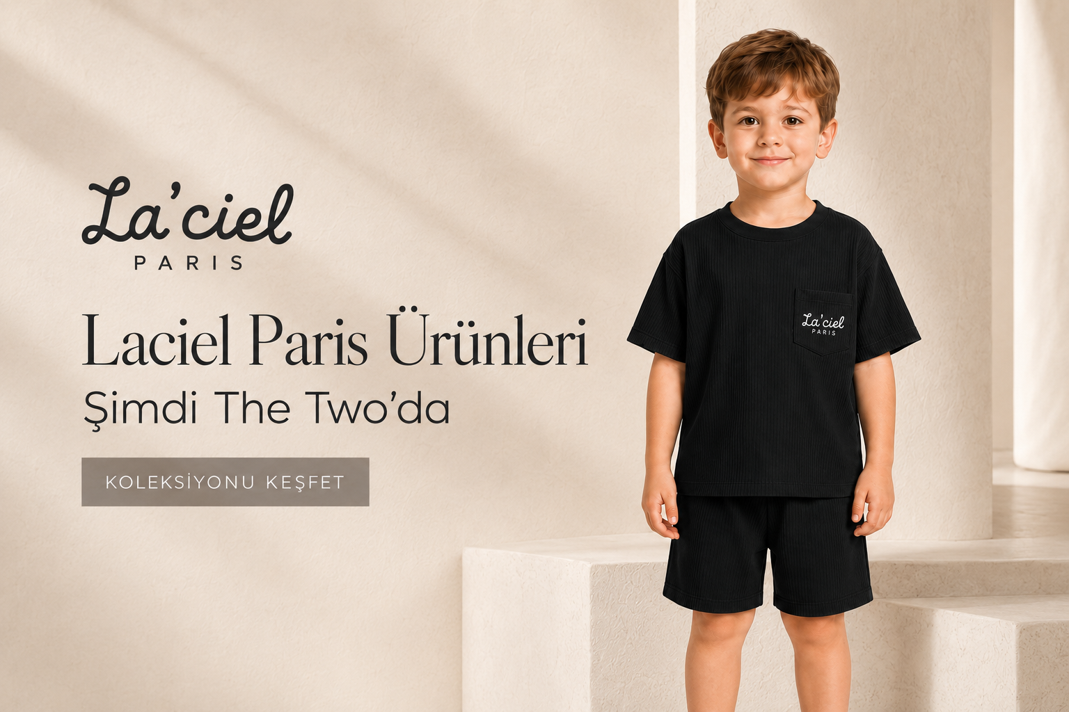 Laciel Paris çocuk giyim koleksiyonu The Two'da