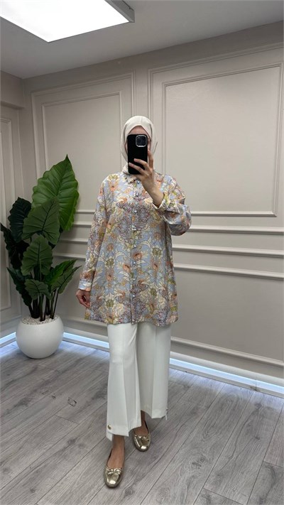Ghisa 3610T4448 Mavi Tunik 