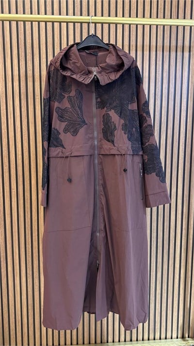 Ghisa 4711P7333 Kahve Dantel Detaylı Kap