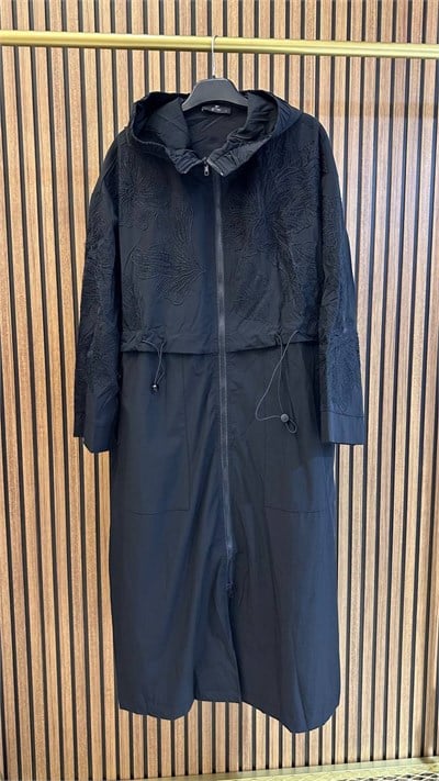 Ghisa 4711P7333 Siyah Dantel Detaylı Kap