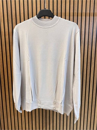 Ghisa 4720T4455 Taş Düğme Detaylı Triko Tunik