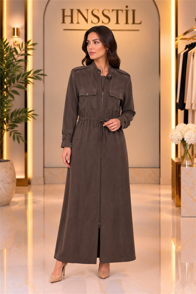 Miss Dalida 3268827 Beli Büzgülü Kahve Kap