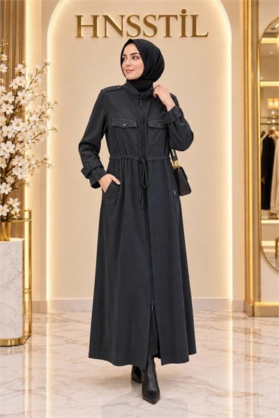 Miss Dalida 3268827 Beli Büzgülü Siyah Kap