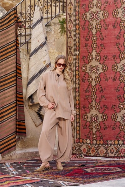 Misswhence 40214 Camel Şalvar Takım