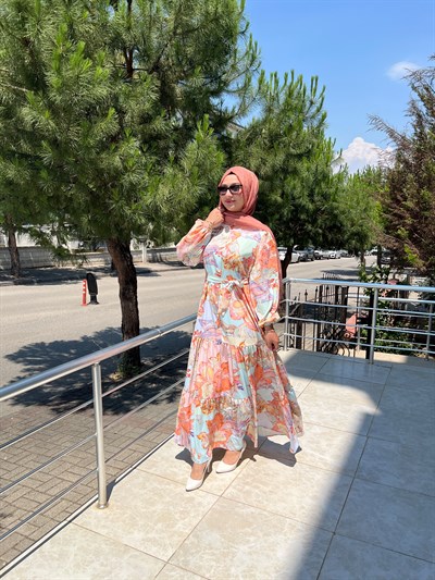 MERWİSH BAHAR DALI ELBİSE