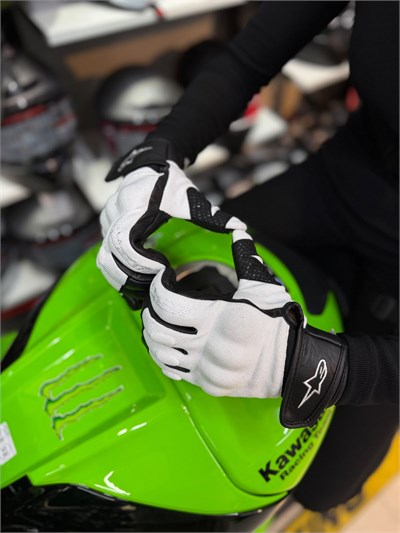 Alpinestars Kumaş Eldiveni Full Beyaz