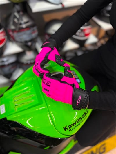 Alpinestars Kumaş Eldiveni Full Pembe 