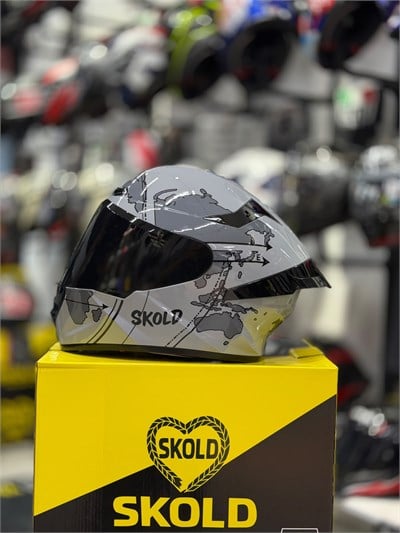 Skold Full Gri Kask