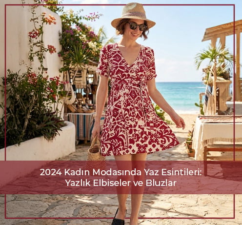 2024 Kadın Modasında Yaz Esintileri: Yazlık Elbiseler ve Bluzlar