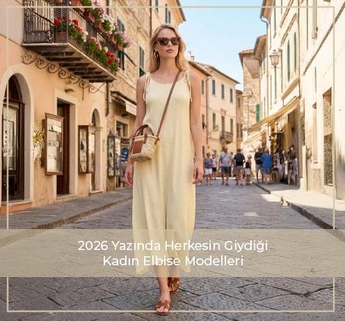 2026 Yazında Herkesin Giydiği Kadın Elbise Modelleri