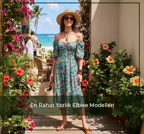 En Rahat Yazlık Elbise Modelleri