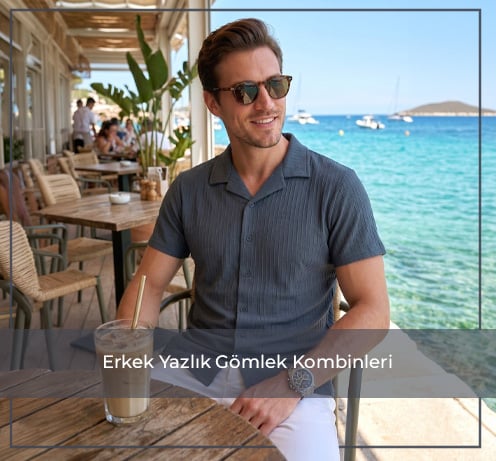 Erkek Yazlık Gömlek Kombinleri