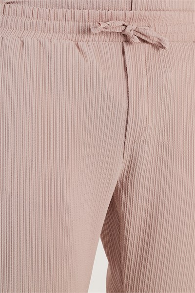 Belden Bağlamalı Cepli Regular Fit Erkek Pantolon CF24S617849 BEJ
