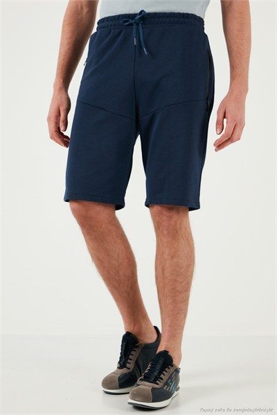 Belden Bağlamalı Pamuklu Cepli Regular Fit Erkek Short 5908047 İNDİGO