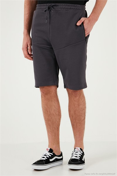 Belden Bağlamalı Pamuklu Cepli Regular Fit Erkek Short 5908047 ANTRASİT