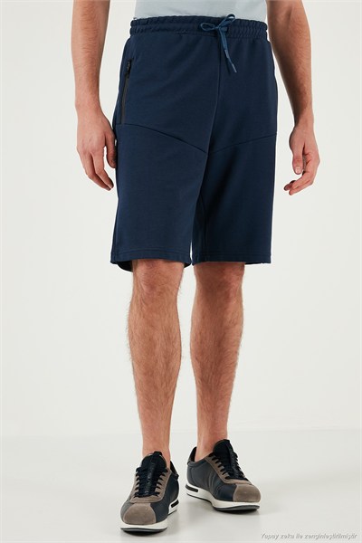 Belden Bağlamalı Pamuklu Cepli Regular Fit Erkek Short 5908047 İNDİGO