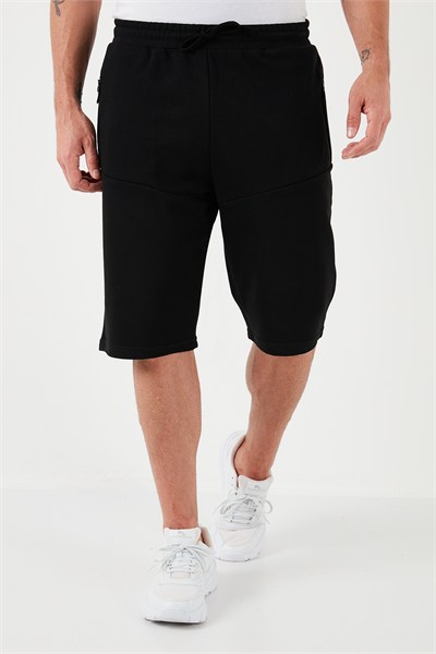 Belden Bağlamalı Pamuklu Cepli Regular Fit Erkek Short 5908047 SİYAH