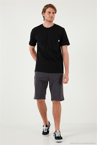 Belden Bağlamalı Pamuklu Cepli Regular Fit Erkek Short 5908047 ANTRASİT