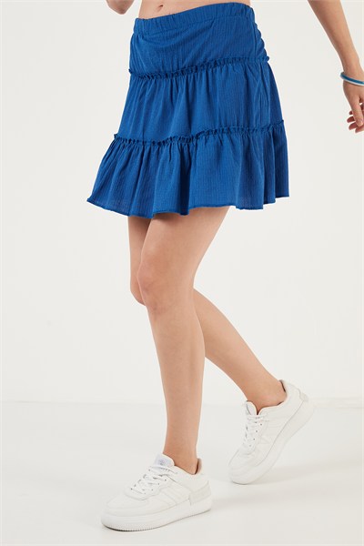 Beli Lastikli Mini Kadın Şort Etek 5865038 SAKS