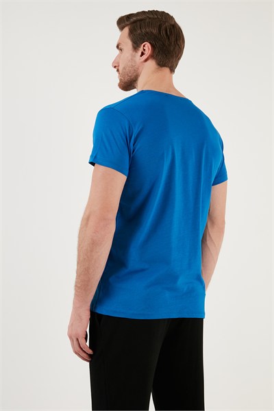 Bisiklet Yaka Pamuklu Slim Fit Erkek T Shirt 541QUINT PARLIAMENT