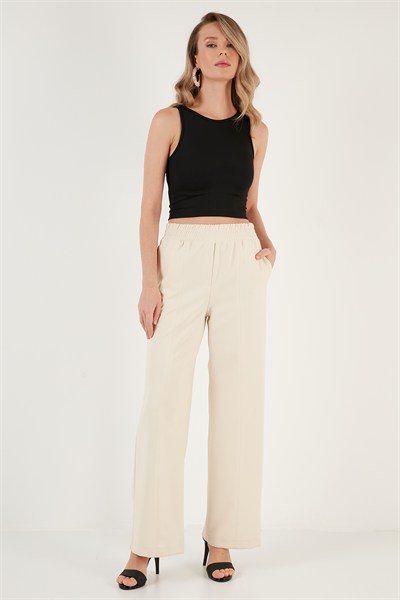Fitilli Super Crop Örme Kadın Atlet 5865554 SİYAH
