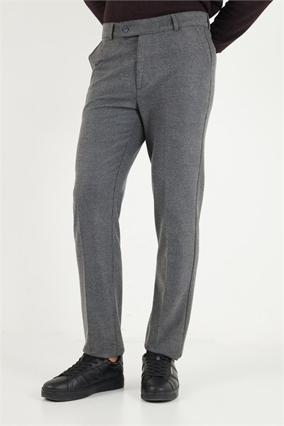 Normal Bel Regular Fit Düz Paça Erkek Pantolon 6843703 GRİ