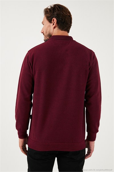 Pamuk Karışımlı Regular Fit 2li Paket Erkek Polo Yaka Kazak 456223S2 Haki-Mürdüm