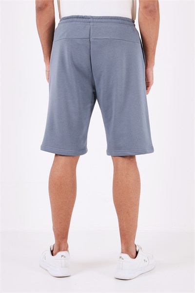 Pamuklu Belden Bağlamalı Cepli Regular Fit Erkek Short 5908042 KOYU MAVİ