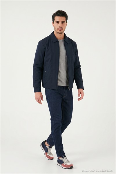 Pamuklu Normal Bel Boru Paça Jeans Erkek Kot Pantolon 5901F10MILANO LACİVERT