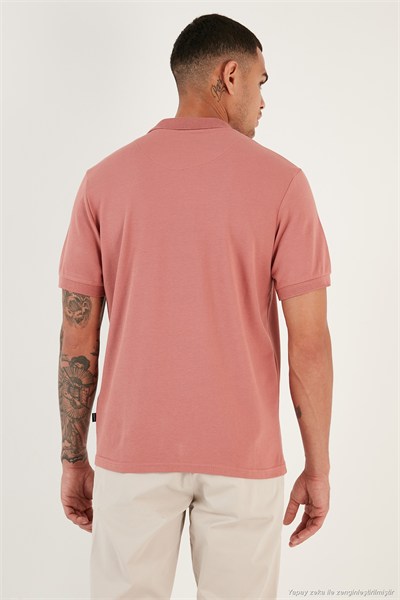 Pamuklu Regular Fit 3lü Paket Erkek Polo Yaka T Shirt 59029641527S3 Siyah-Beyaz-Gül