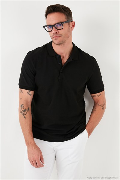 Pamuklu Regular Fit 3lü Paket Erkek Polo Yaka T Shirt 59029641827S3 Haki-Siyah-Beyaz