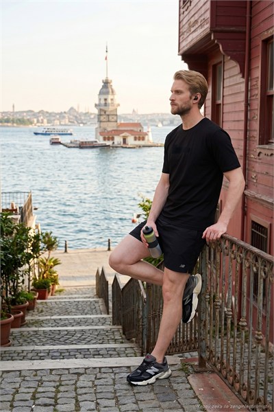 Pamuklu Regular Fit Baskılı Bisiklet Yaka Erkek T Shirt 5904061 SİYAH