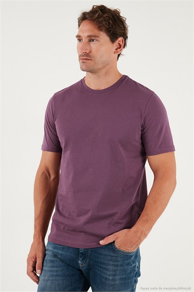 Pamuklu Regular Fit Bisiklet Yaka Erkek T Shirt 59020204 MÜRDÜM