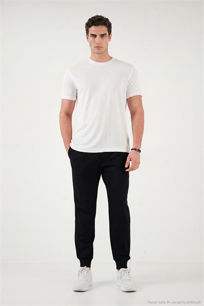 Pamuklu Regular Fit Bisiklet Yaka Erkek T Shirt 5904063 EKRU