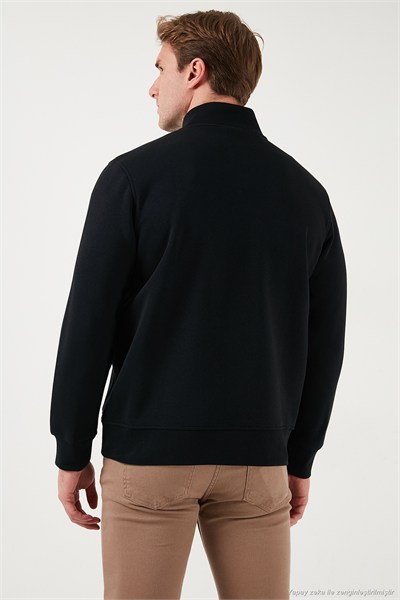 Pamuklu Regular Fit Dik Yaka Şardonlu 2li Paket Erkek Sweat 59052592S2 ANTRASİT-SİYAH