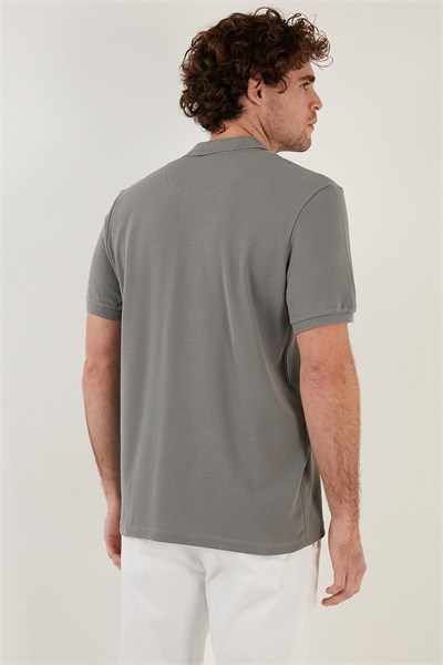 Pamuklu Regular Fit Düğmeli Erkek Polo Yaka T Shirt 5902127 AÇIK HAKİ