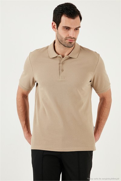 Pamuklu Regular Fit Düğmeli Polo Yaka 3lü Paket Erkek T Shirt 5902127S3 Siyah-Vişne-Vizon